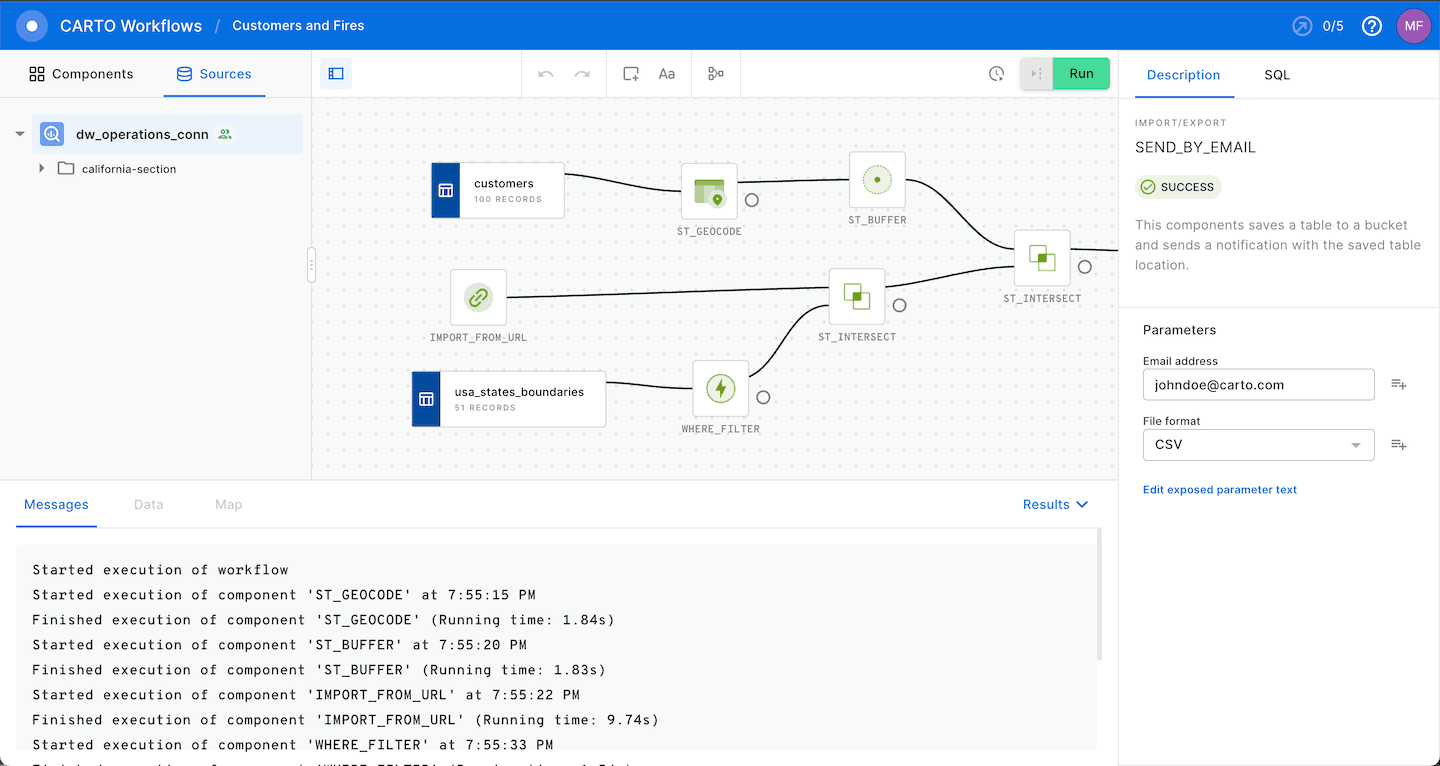 Improving Carto's end-user experience with React Flow Pro examples